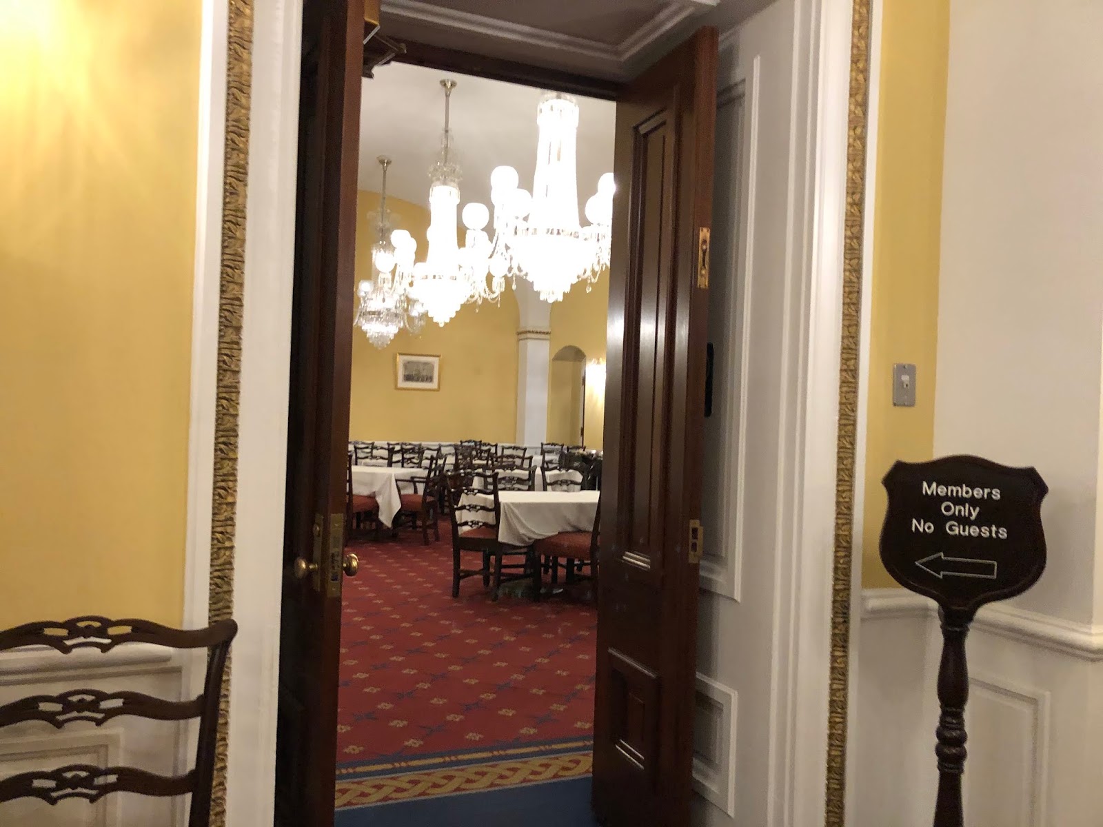 house of representatives dining room