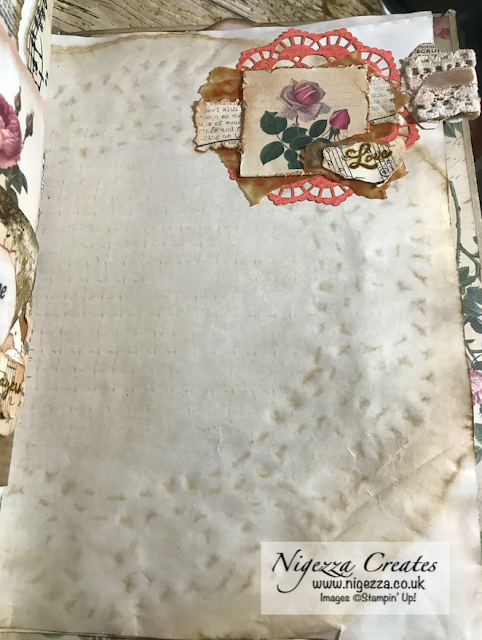 Nigezza Creates My First Junk Journal: Finishing Off Pages #1