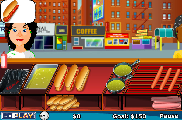 Rosa e outras cores ~*: Dica de jogo - Hot Dog do Bush
