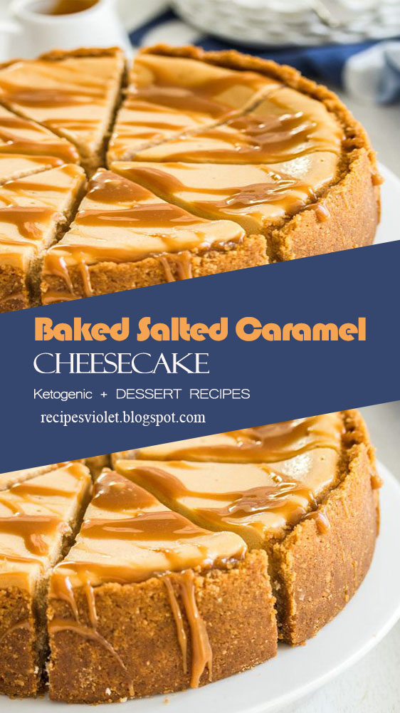 Baked Salted Caramel Cheesecake Violet M. Colbert