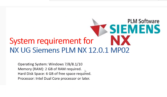 NX 12.0.1 System requirements