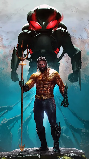 Aquaman phone wallpaper in 1080p