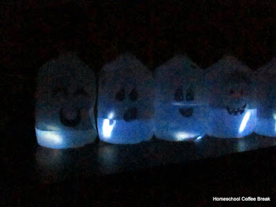 Budget Friendly Ghosts on the Virtual Refrigerator, an #art link-up hosted by Homeschool Coffee Break @ kympossibleblog.blogspot.com #VirtualFridge