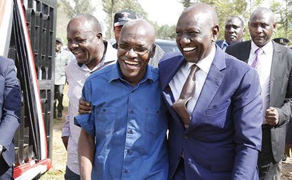 Image result for Ruto and Boni Khalwale bromance