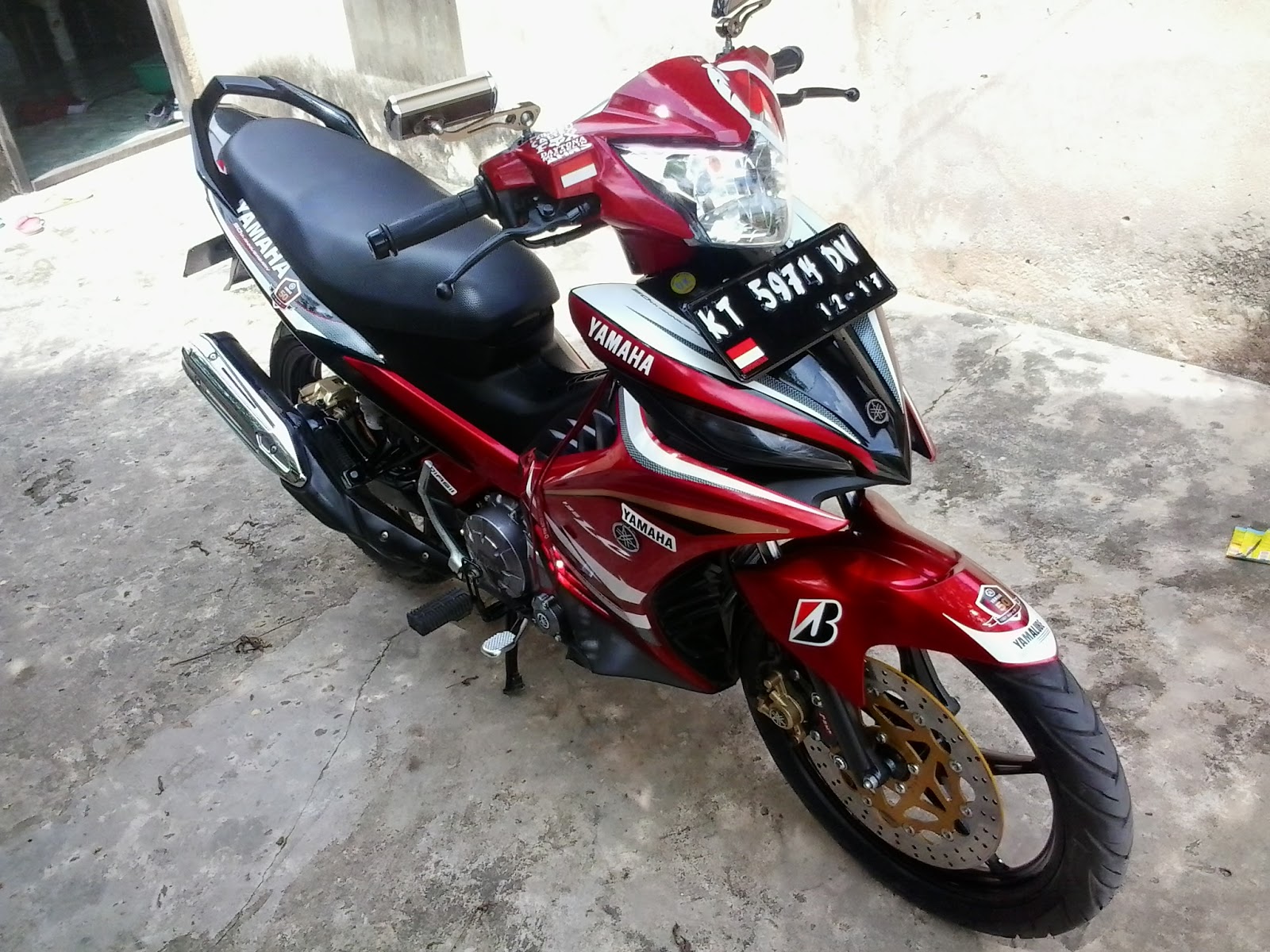 MODIFIKASI MOTOR  NEW JUPITER  MX KARYA ANAK BONTANG