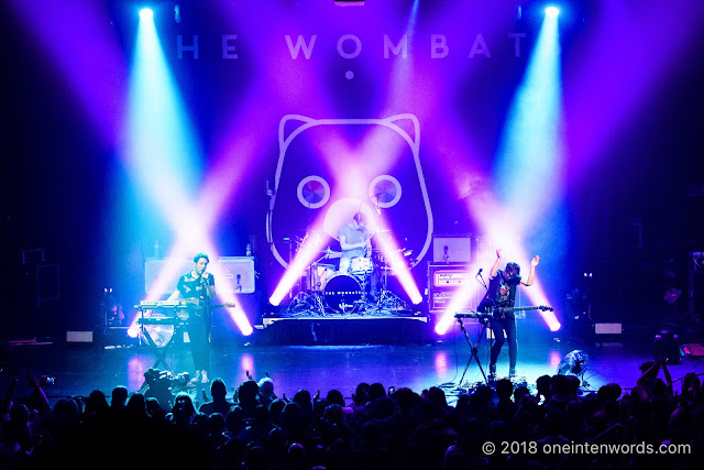 The Wombats at The Danforth Music Hall on October 27, 2018 Photo by John Ordean at One In Ten Words oneintenwords.com toronto indie alternative live music blog concert photography pictures photos