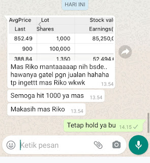 Portofolio Rikopedia dan testimoni member