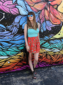 Summer #ootd post featuring ZeroUV sunglasses, crop tops and floral print skirt | House Of Jeffers | www.houseofjeffers.com