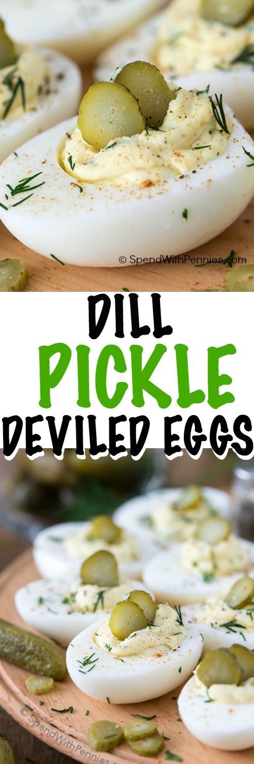 DILL PICKLE DEVILED EGGS Book Of Recipes