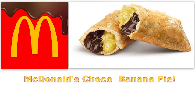 McDonald's Choco Banana Pie is here on 31st Oct!