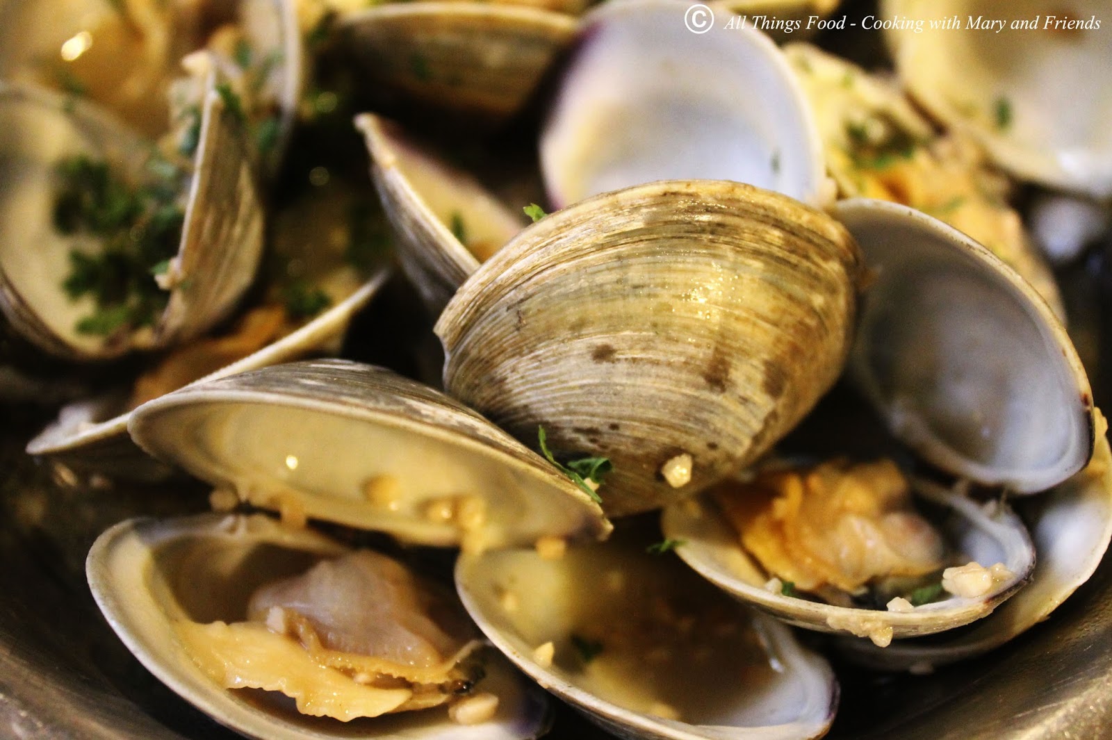 Cooking With Mary and Friends Steamed Clams in White Wine
