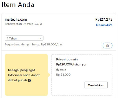 Membahas Promo Domain TLD .COM Dari Godaddy 2019 - MalTech - Malang Techno