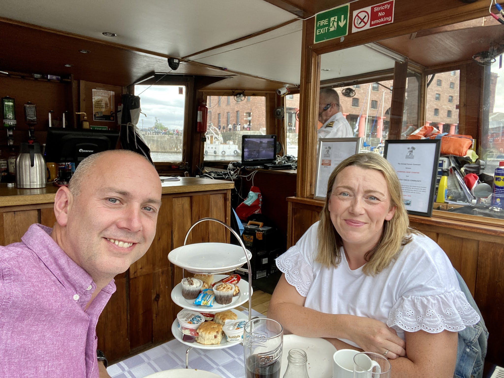 Playdays and Runways Afternoon Tea On Board The Floating Grace