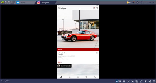 upload photos to instagram on pc with an android emulator