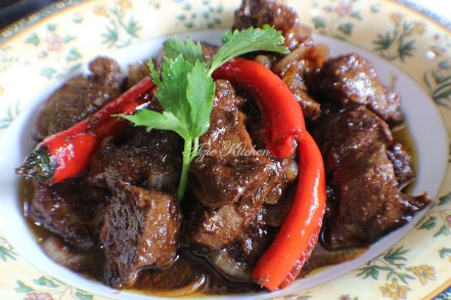 Hati Masak Kicap Untuk Lauk Penganti