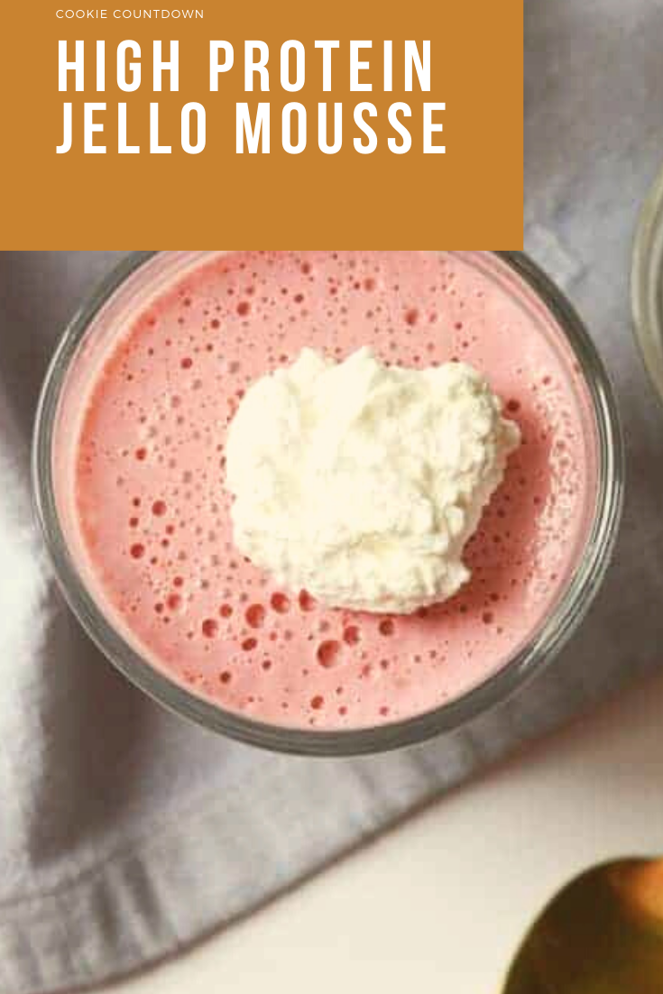 HIGH PROTEIN JELLO MOUSSE