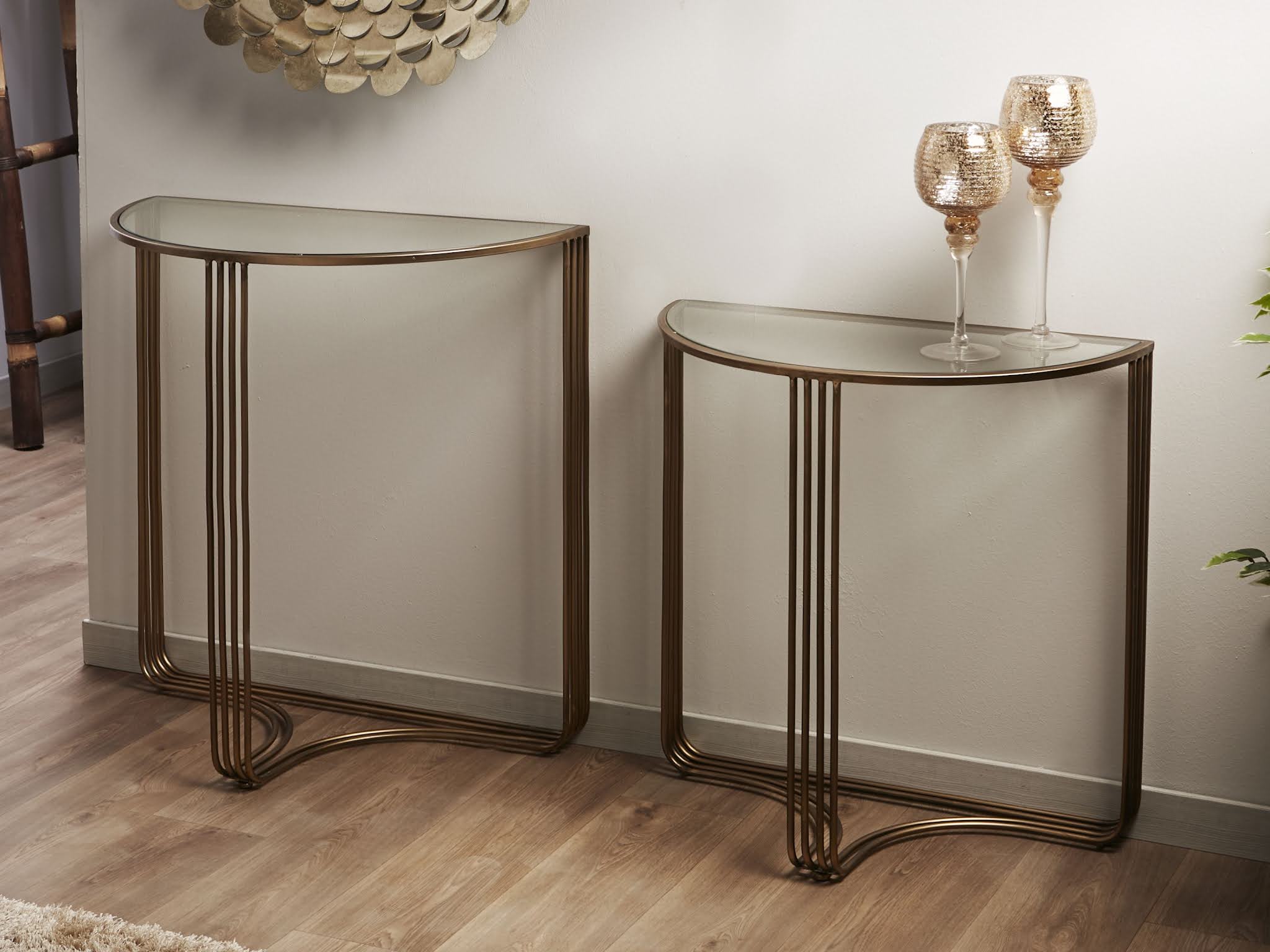 muebles de forja: CONSOLAS DOBLES PARA RECIBIDOR DE FORJA