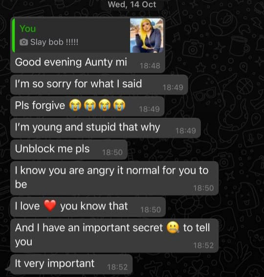 Cell is not a new thing, I have been there before and I left -James Brown Slams back at Bobrisky as the fight continues