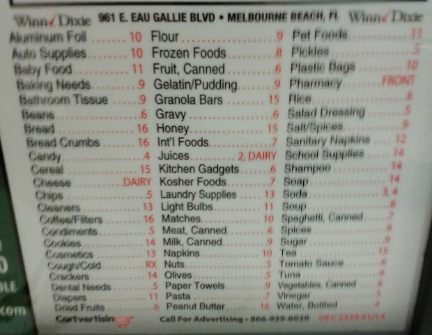 Grocery Store Aisle Map Vtwctr