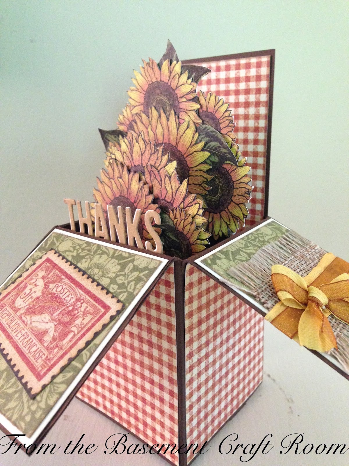 From the Basement Craft Room: Thanks from the French Country