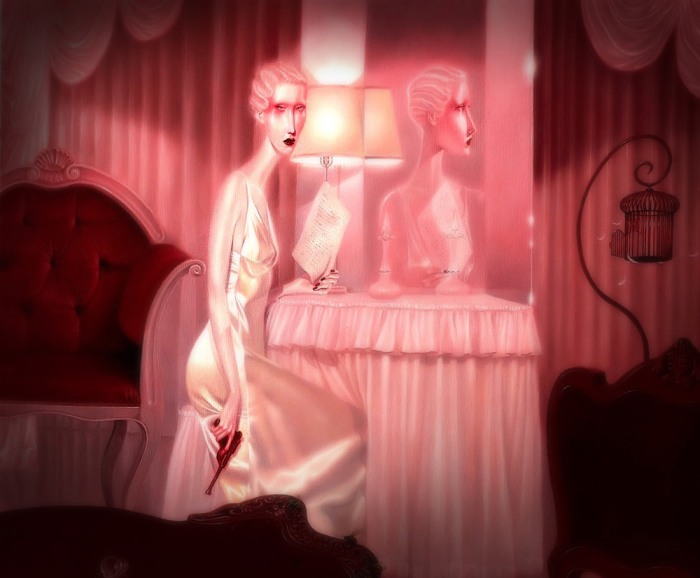 Удлиненные тела с вытянутыми лицами. Troy Brooks