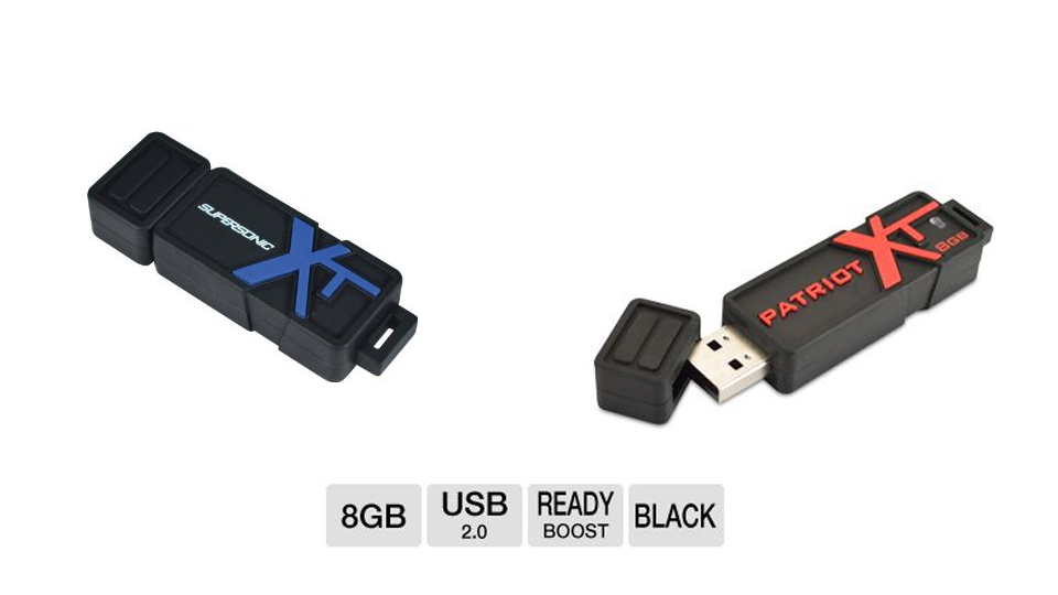 Patriot Xporter XT Boost 8GB Flash Drive PEF8GUSB Pros and Cons Pro