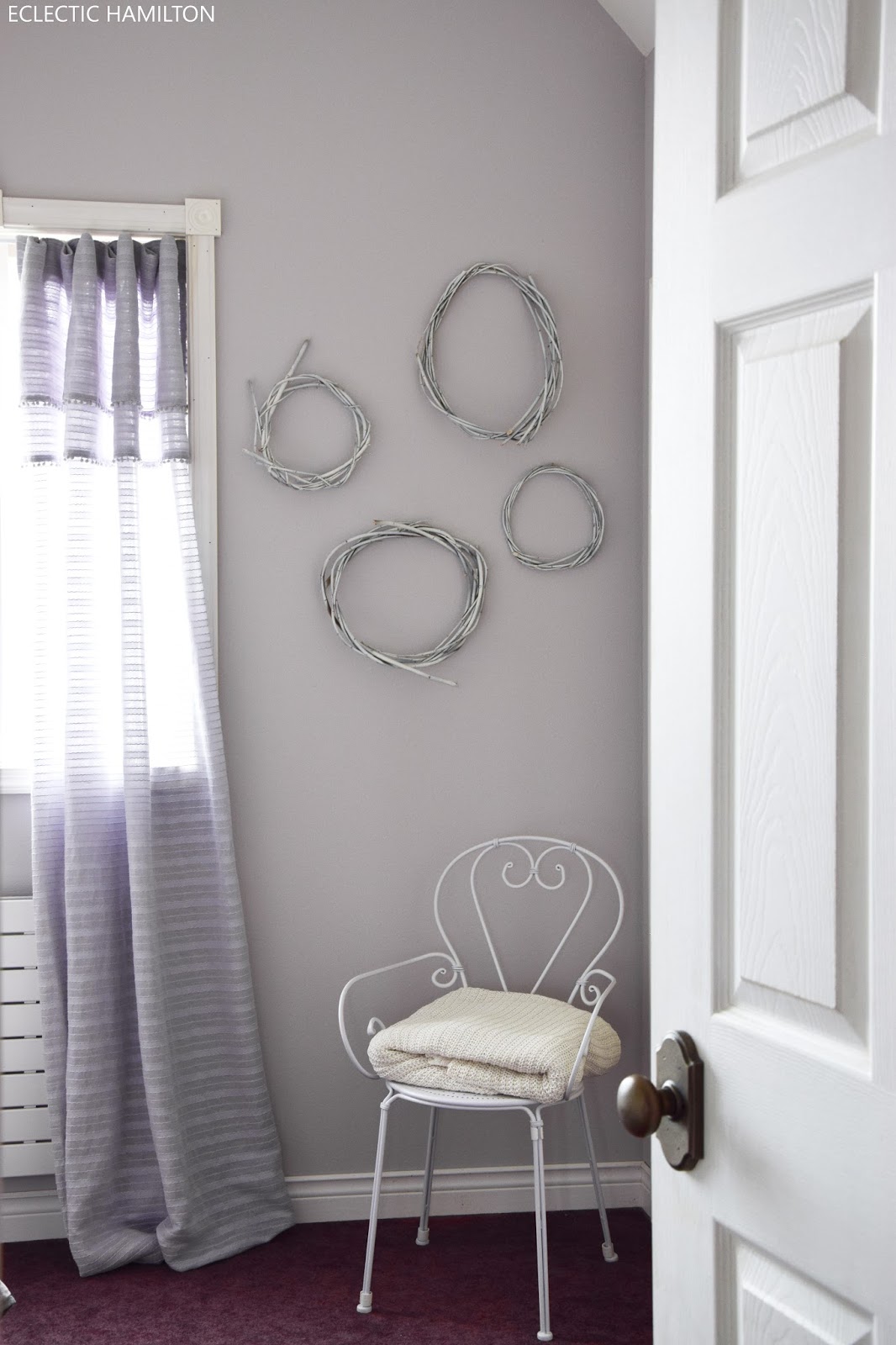 Diy wanddeko: weiÃe weidenkränze eclectic hamilton Farbe dekoration wand