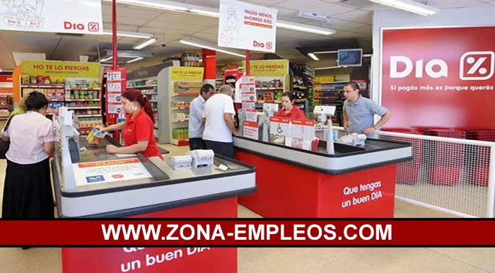 SE BUSCA CAJERA Y REPOSITOR PARA SUPERMERCADO DIA% CON O SIN EXPERIENCIA