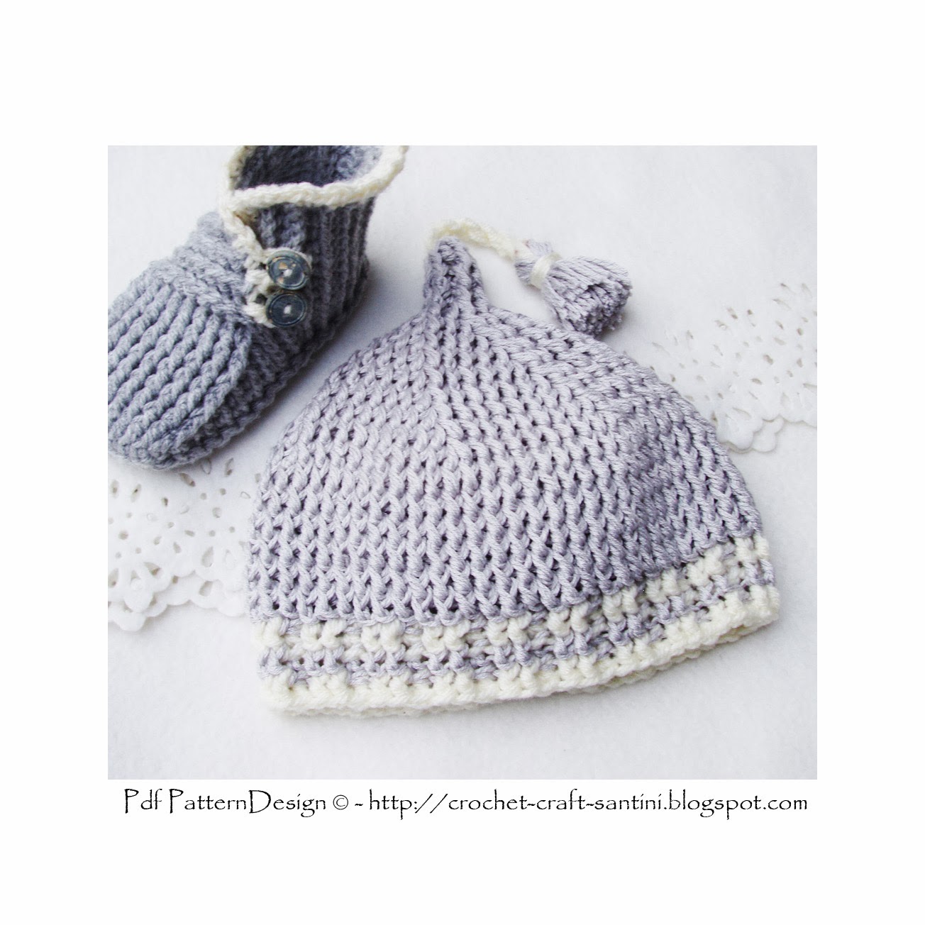 POST STITCHES FOR THE BABY'S TASSEL HAT!