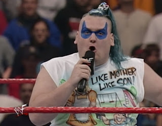 WWE / WWF - Backlash 1999 - The Blue Meanie accompanied Goldust to the ring
