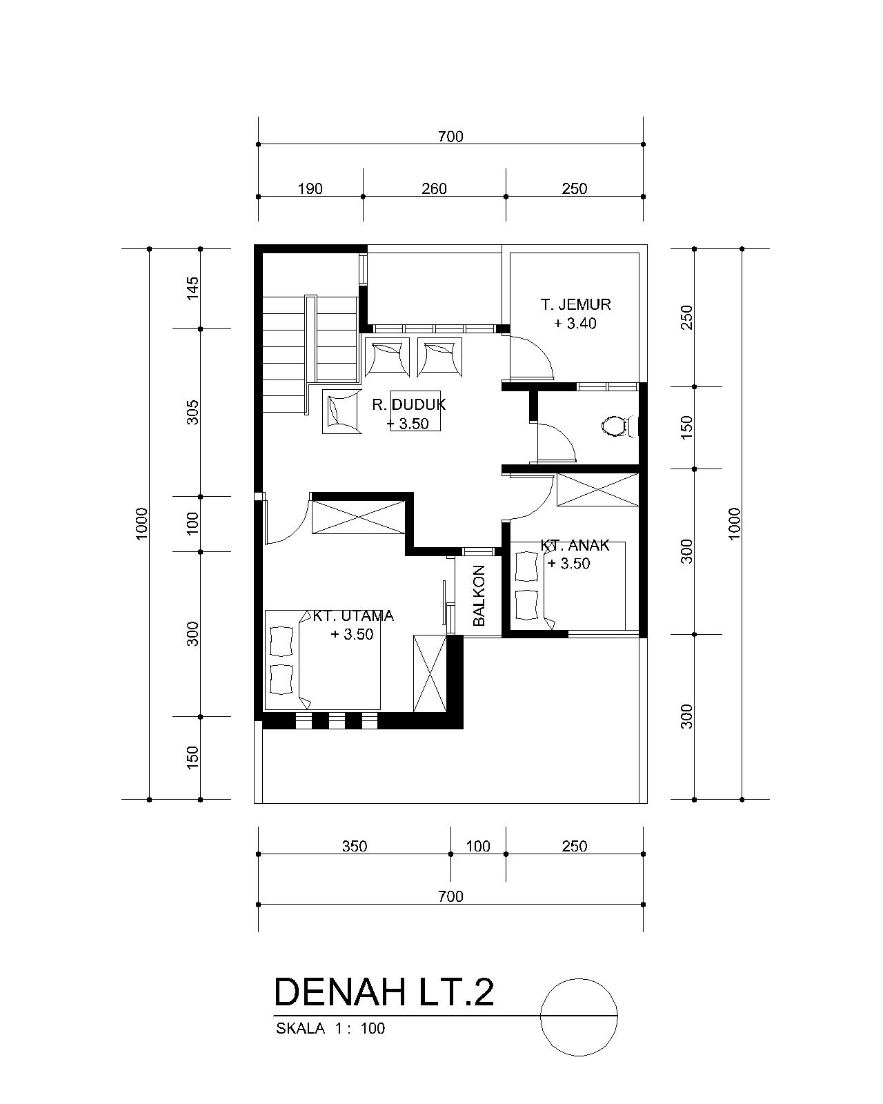  Rumah  Minimalis  7 X 10 Omah Jati