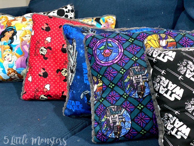 5 Little Monsters Easy DIY Travel Pillow