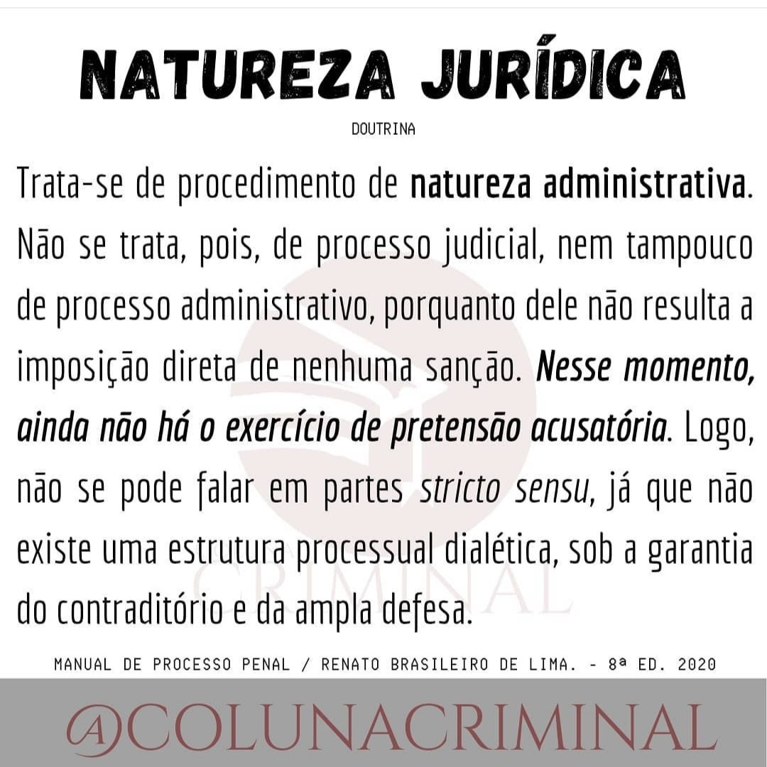 Direito Processual Penal Inquérito Policial