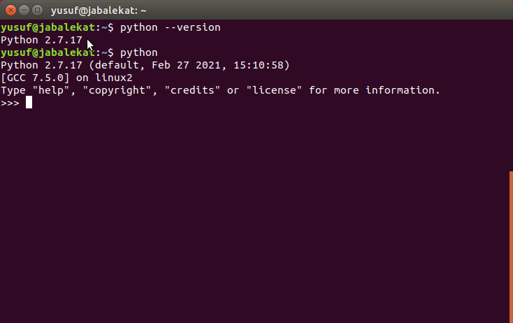 Cara Setting Default Versi Python di Ubuntu 18.04 | Sebardi Blog