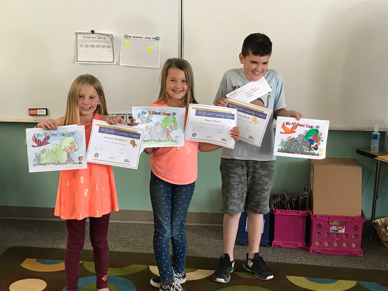 Culminating Air Quality Activities in Kellogg Schools