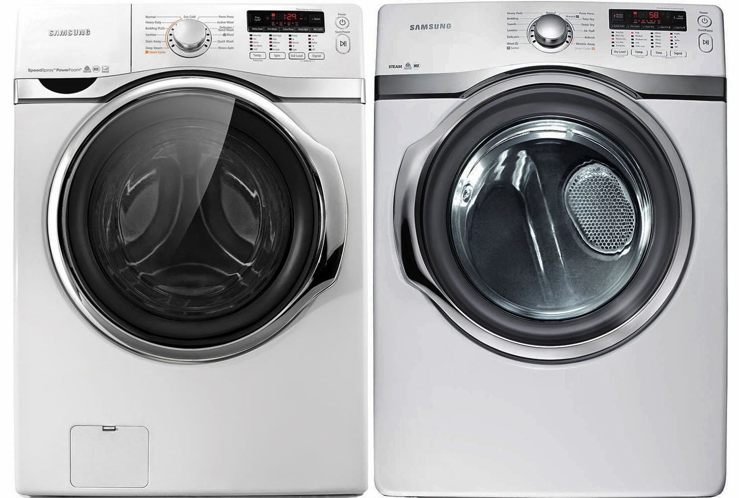 Samsung 4.0 Steam Washer and Electric Dryers