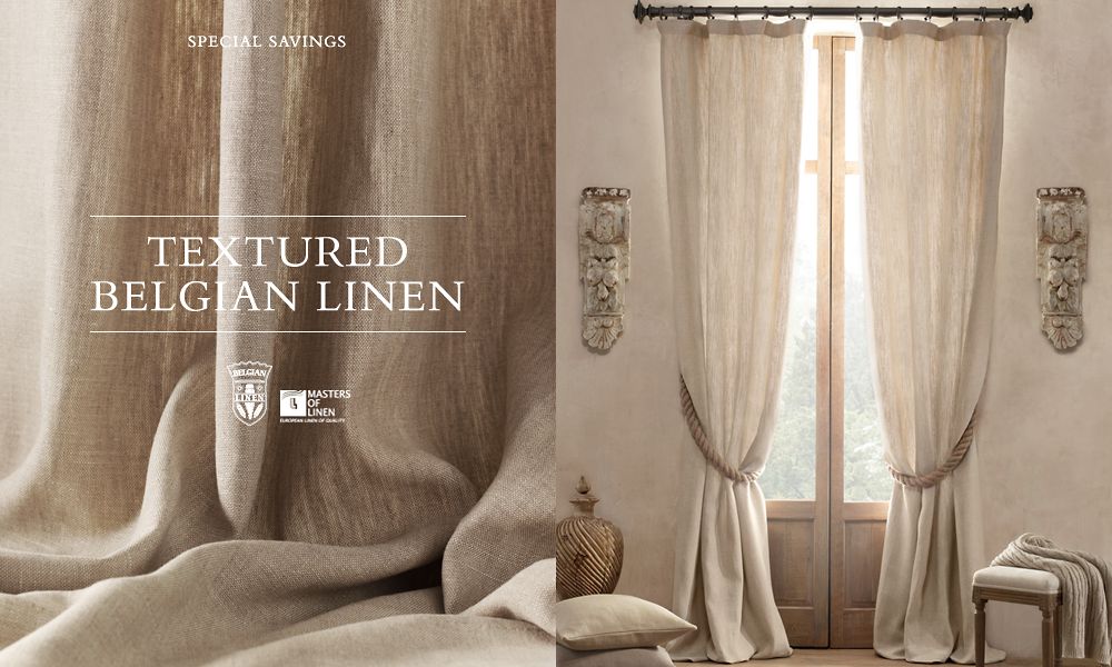 Hanging Shower Curtain From Ceiling Restoration Hardware Curt