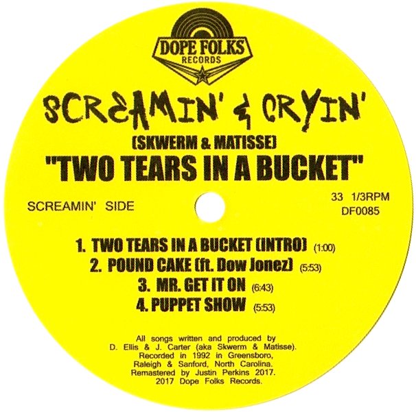 HipHopTheGoldenEra Screamin' & Cryin' Two Tears In A Bucket EP 2017