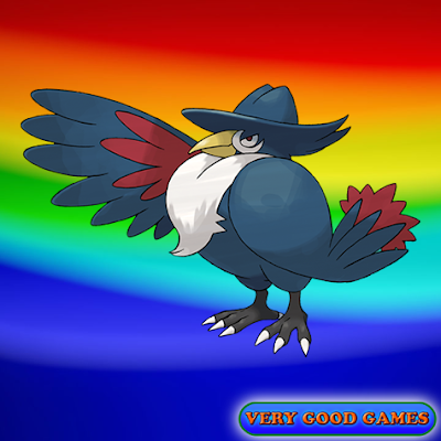 Honchkrow Pokemon - creatures of the fourth Generation, Gen IV in the mobile game Pokemon Go