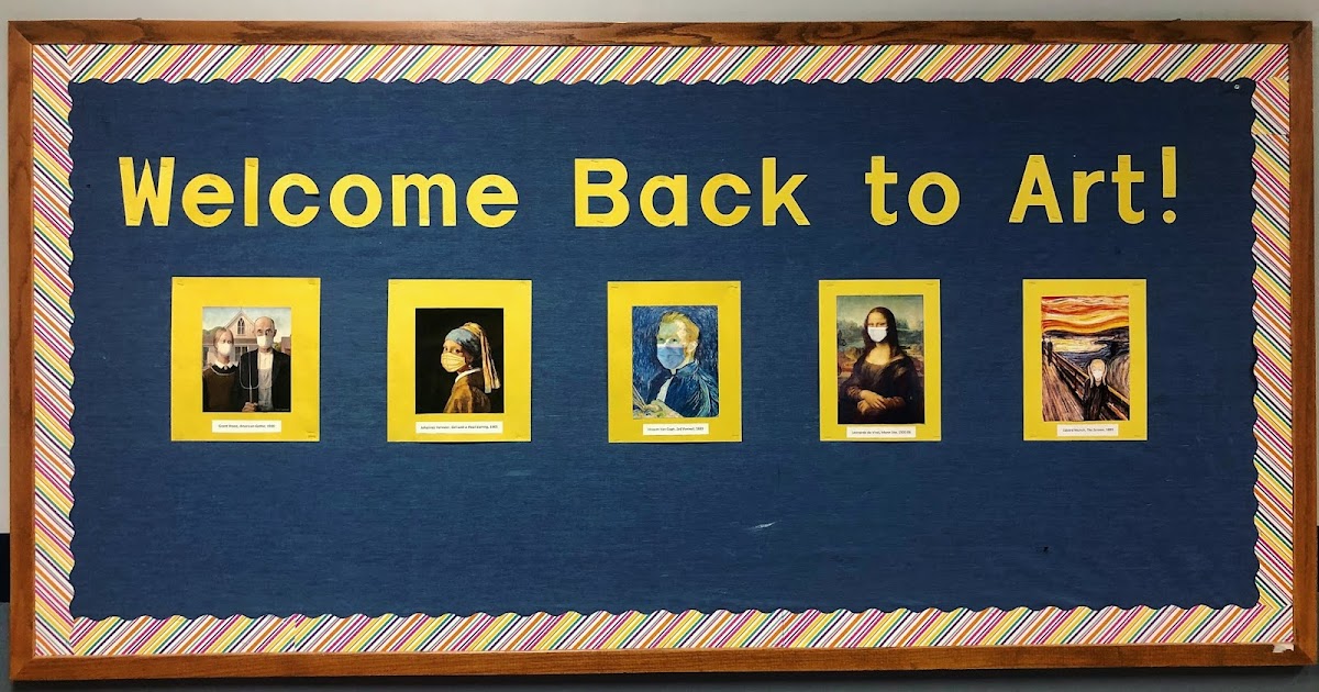 Miss Young's Art Room Back" Bulletin Board 2020
