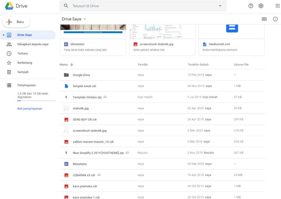 Cara Menghapus File di Google Drive