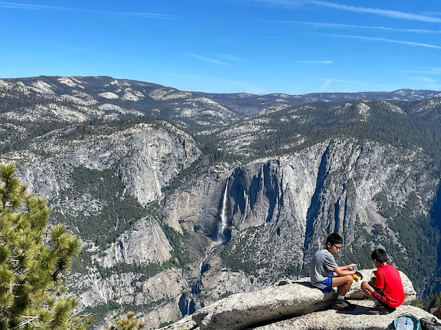 Yosemite falls from Sentinel Dome