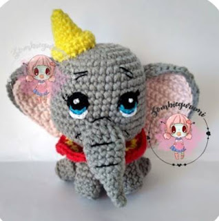 PATRON GRATIS DUMBO AMIGURUMI 38644