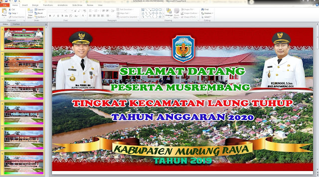 Slide Susunan Acara Musrenbang