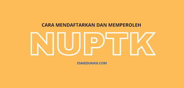 CARA MENDAPATKAN NUPTK