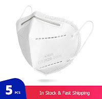 KN95 Face Mask Strong Protective Respirator Reusable (5 pcs)
