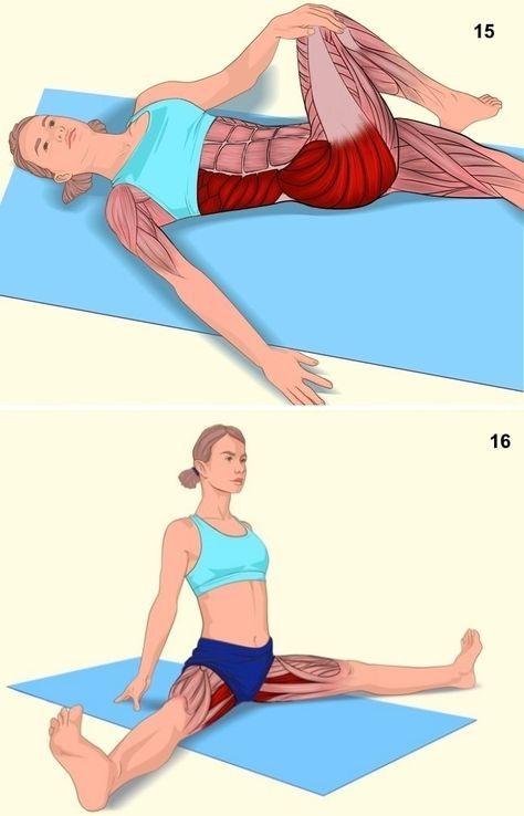 18 Pictures That Show You Exactly What Muscles you are Stretching