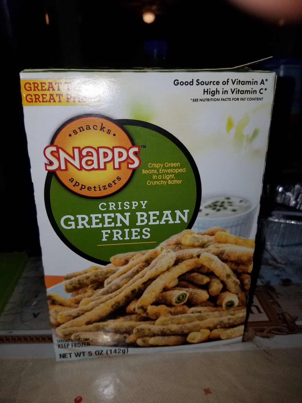 Snapps Crispy Green Bean Fries Airfryer New Item review