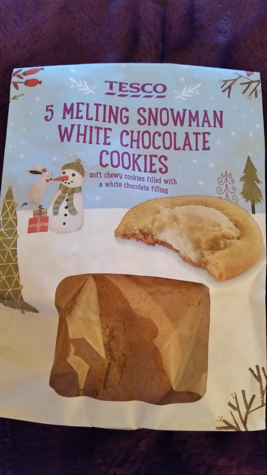 Trust Me Treats Tesco Melting Snowman White Chocolate Cookies review