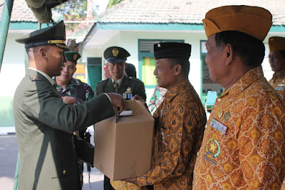 PELAKSANAAN UPACARA HUT TNI KE-73 KODIM SRAGEN BERLANGSUNG KHIDMAT